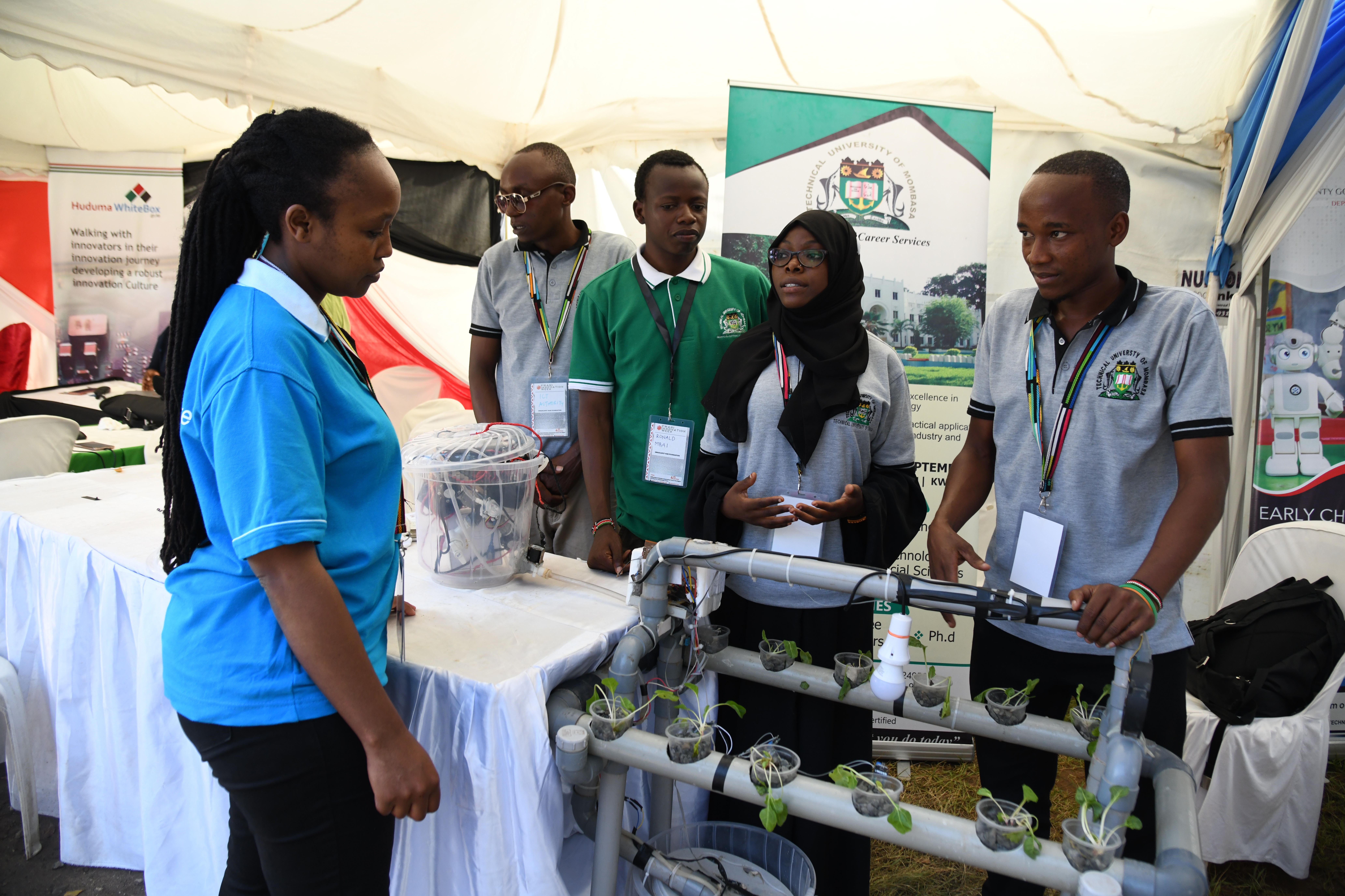 TUM students wow farmers and sponsors at the Pwani Innovation Expo